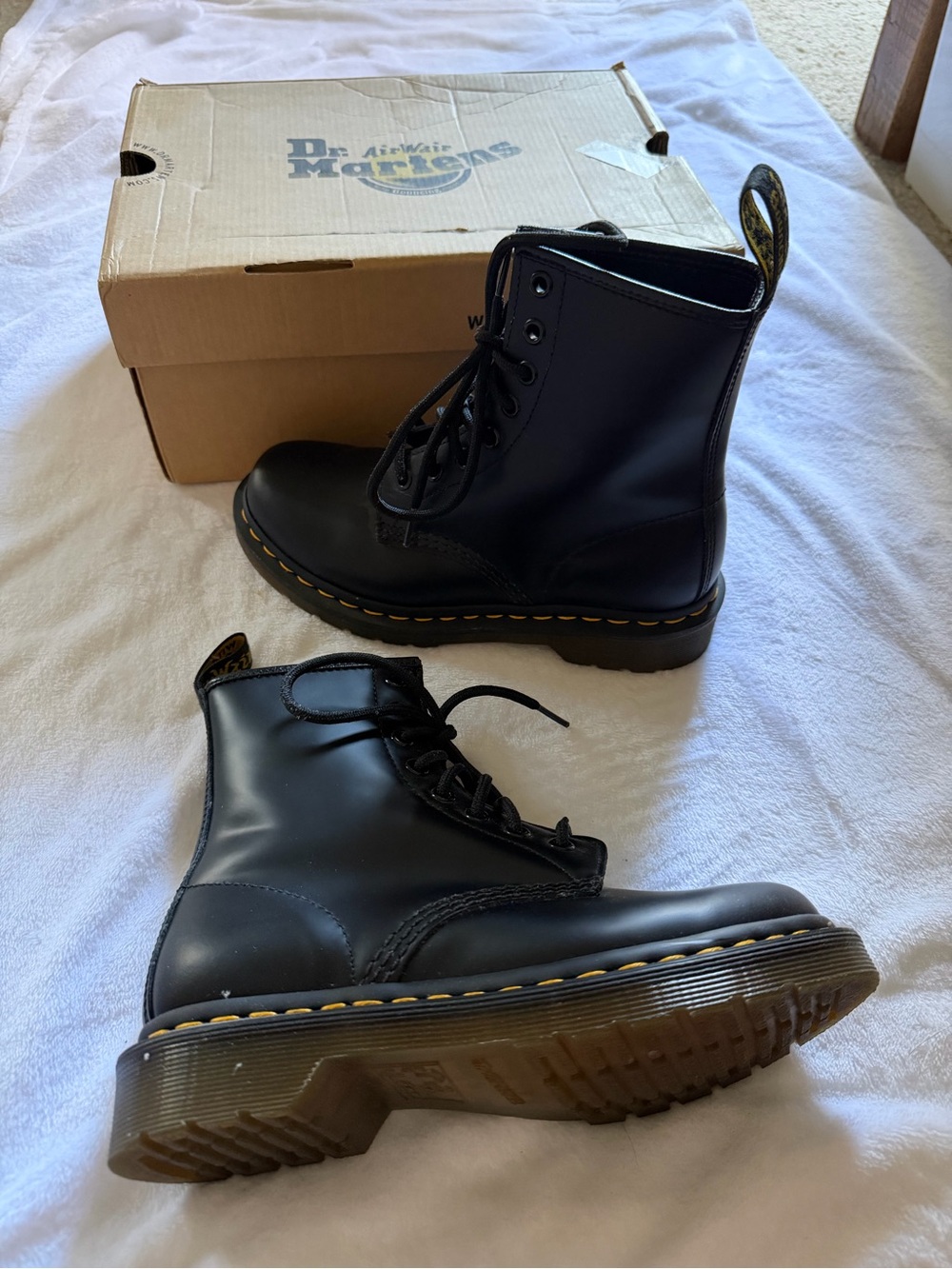 Dr. Martens 1461 black leather boots 5